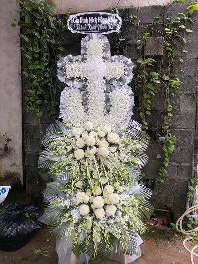 Hv 14 Hoa Đám Tang Đạo Chúa Cao Cấp Sang Trọng